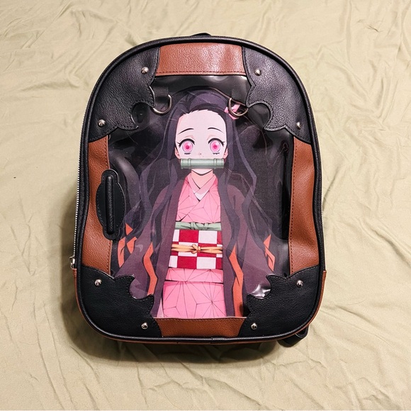 NWT Demon Slayer Pin Collector Mini Backpack - Picture 1 of 4